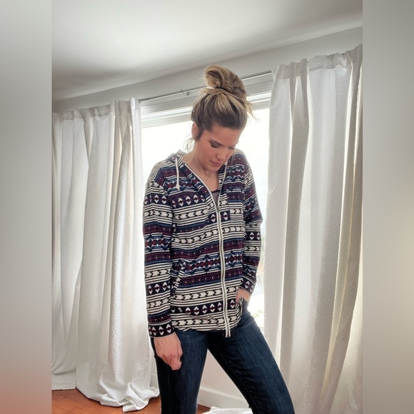 H&M Tops - H&M boho hooded sweatshirt
